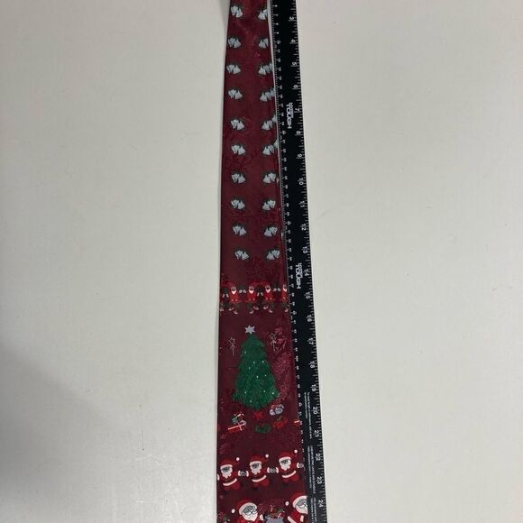 RENAISSANCE, Christmas Men’s Tie, Hand Made, imported by N. B. Silk Trad Co. - Picture 3 of 12